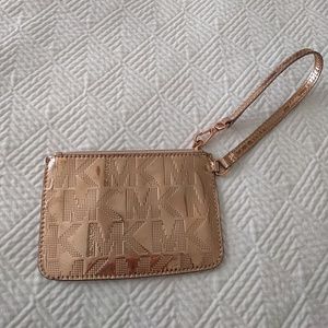 Michael Kors Rose Gold Wristlet